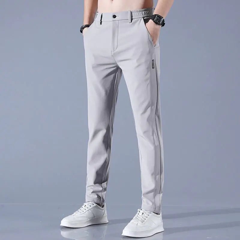 Men's Loose Ice Silk Quick - Drying Casual Trousers - Musttbuy