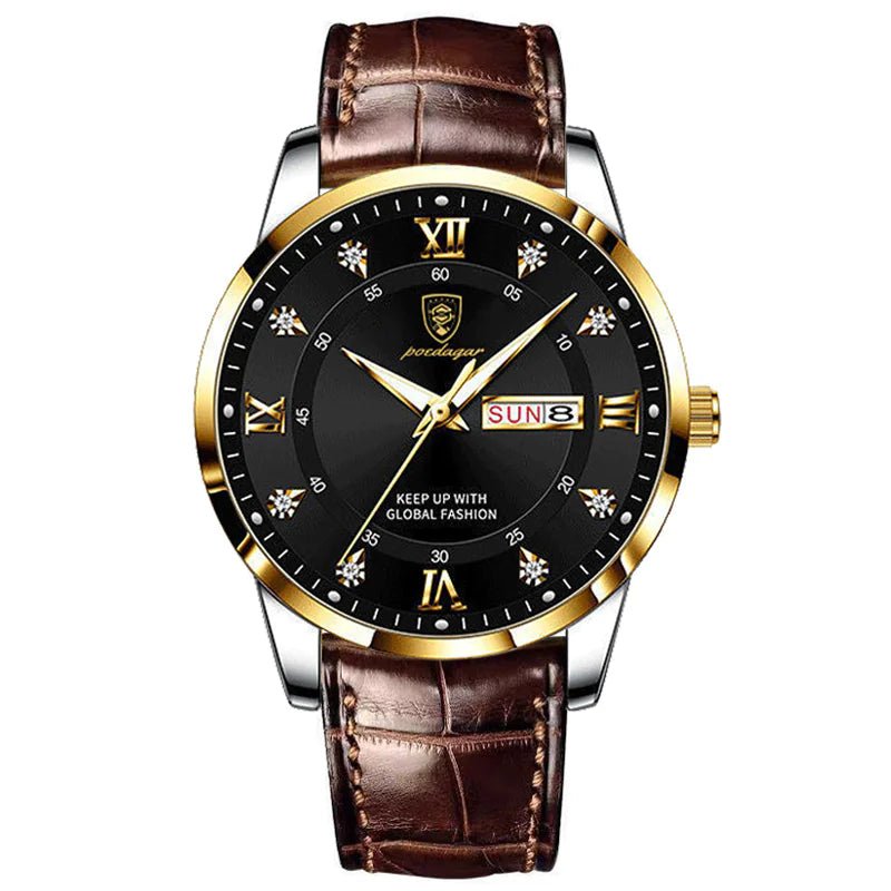 Men's Luxury Leather Sports Watch - Musttbuy