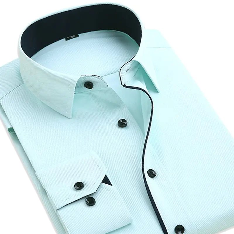 Men's Premium Long Sleeve Dress Shirt - Musttbuy