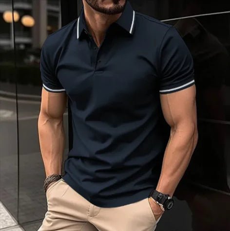 Men's Sports Casual Lapel Polo Shirt - Musttbuy