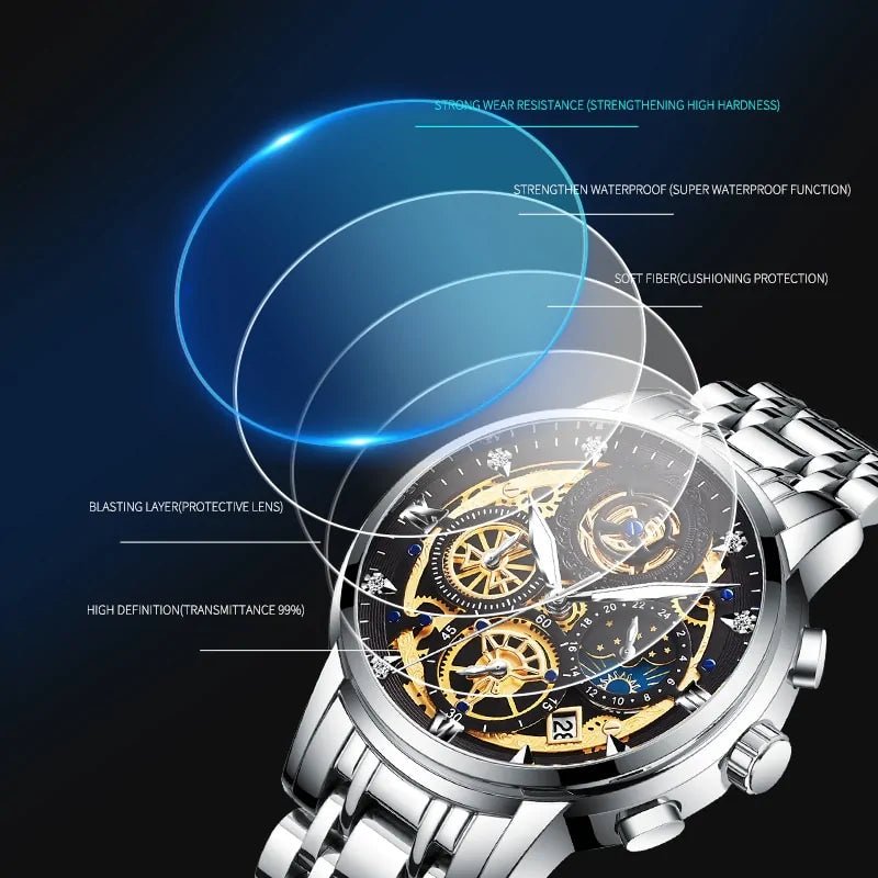 Men's Stainless Steel Watch - Musttbuy