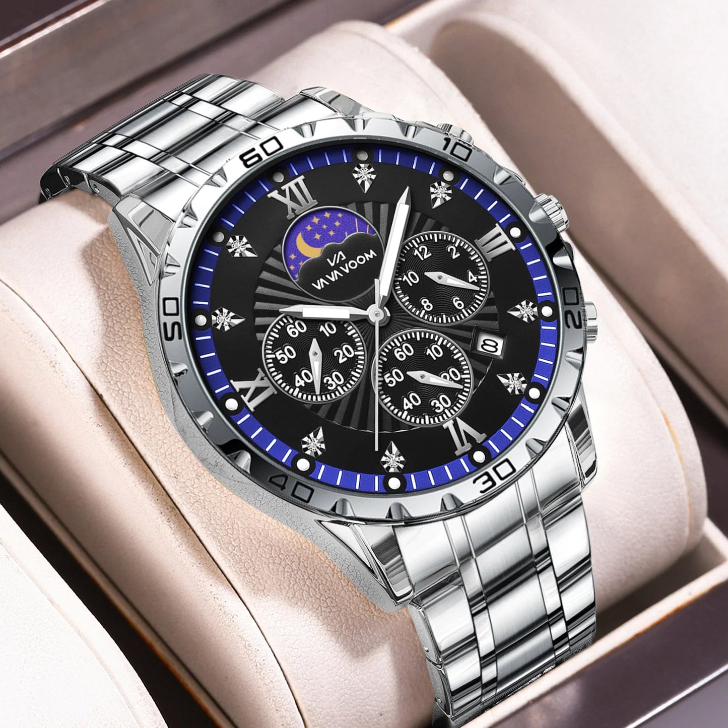 Men's Waterproof Luminous Calendar Quartz Watch - Musttbuy
