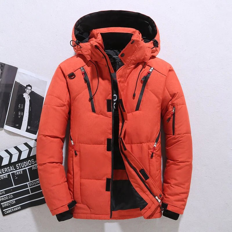 Men's Winter Down Jacket with Hood - Musttbuy