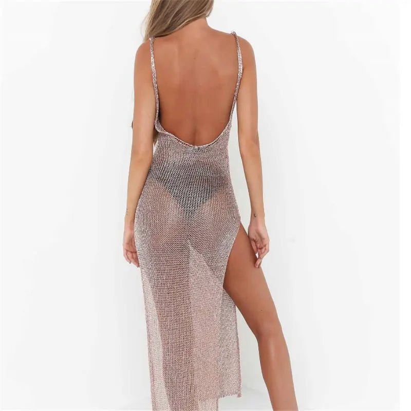 Mesh Sheer Beach Dress - Musttbuy