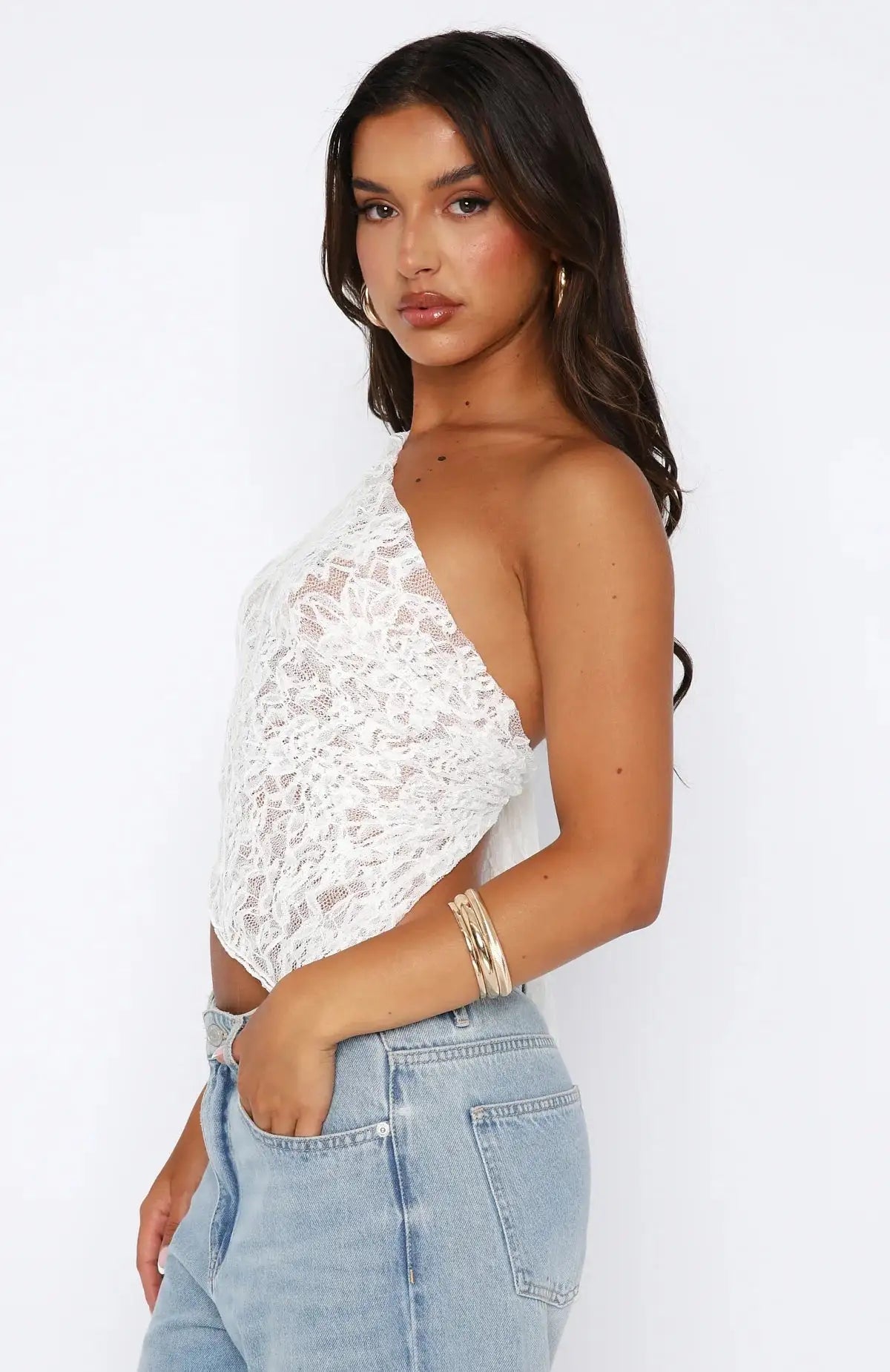 Mirel Diagonal Bloom Top - Musttbuy