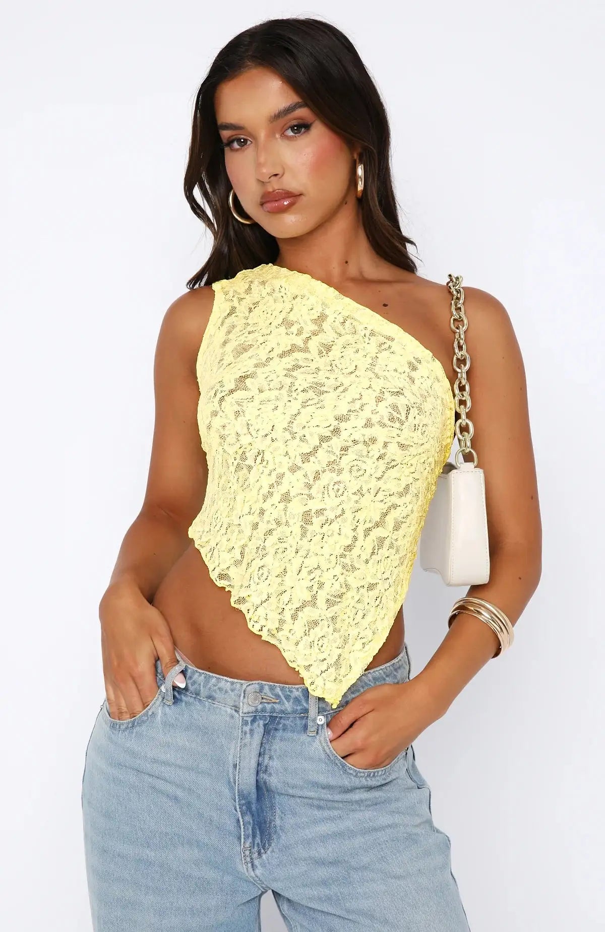Mirel Diagonal Bloom Top - Musttbuy