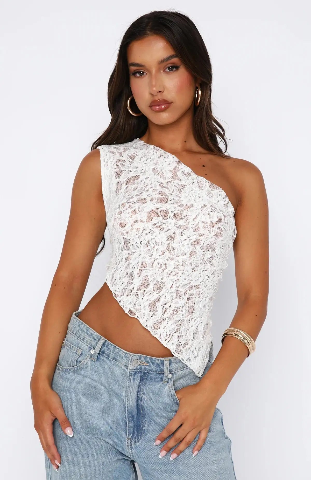 Mirel Diagonal Bloom Top - Musttbuy