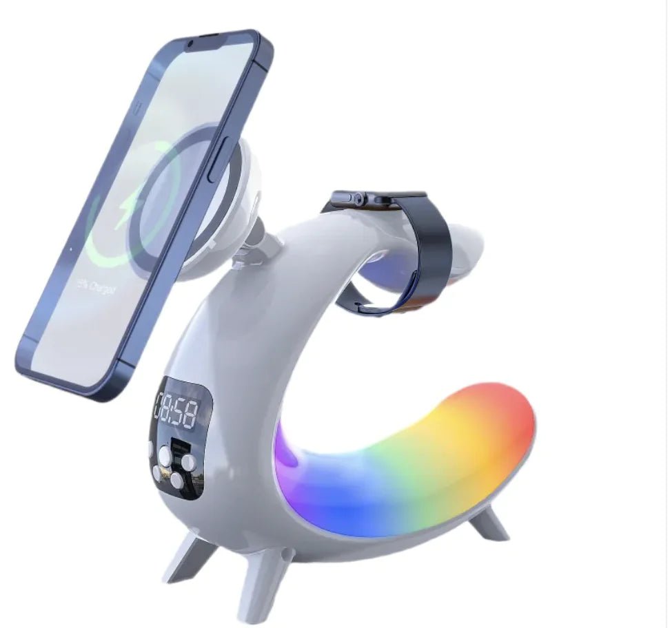Multi - function Wireless Charging Bedside Table Lamp - Musttbuy