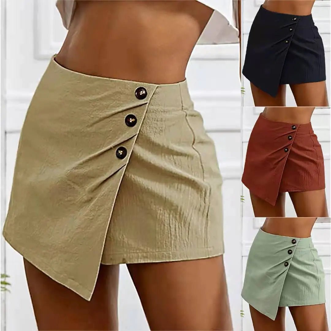 Nuro Button - Wrap Skirt - Musttbuy