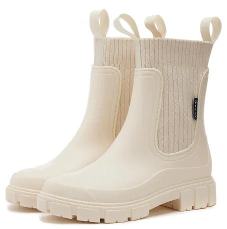 Outdoor Wearable Elastic Band Women's Rain Boots - Musttbuy
