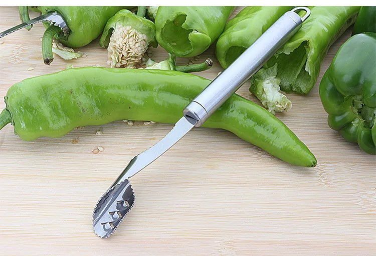 Pepper Corer Tools Stainless Steel - Musttbuy