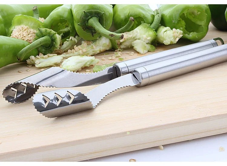 Pepper Corer Tools Stainless Steel - Musttbuy