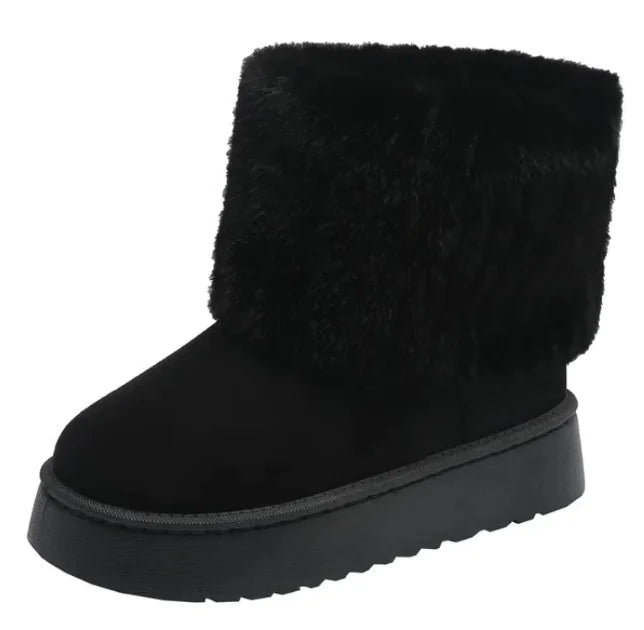 Plush Mid - Tube Snow Boots - Musttbuy