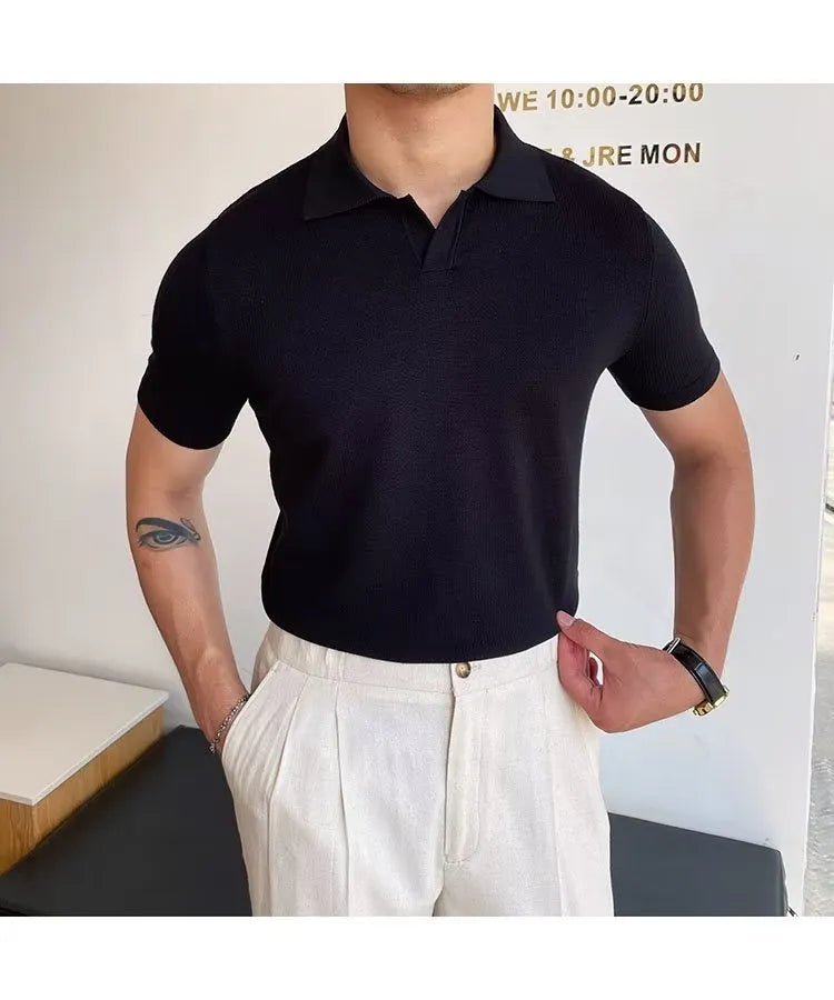 Roux Knit Polo - Musttbuy