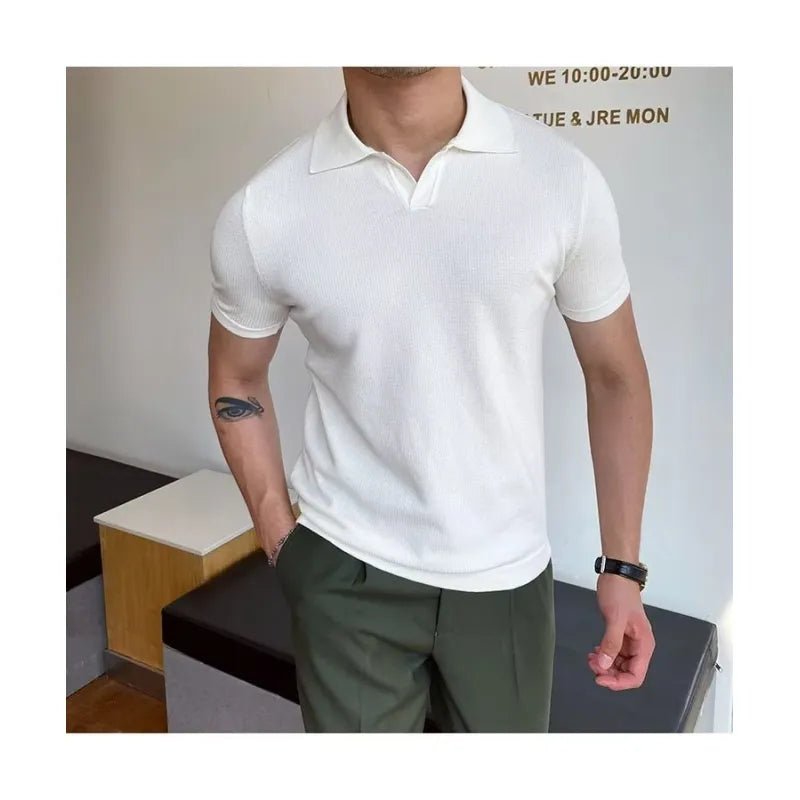 Roux Knit Polo - Musttbuy