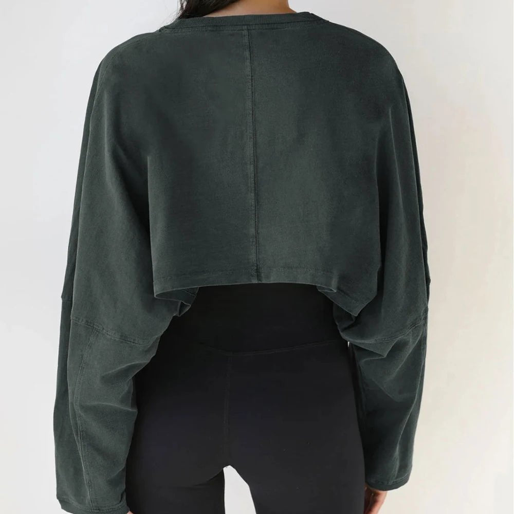 Roux Oversize Crop Top - Musttbuy