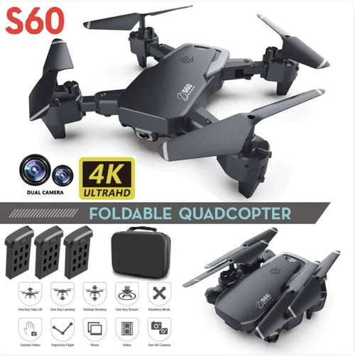 S60 Remote Control Drone 4K High - definition Aerial Photography Professional Quadcopter - Musttbuy
