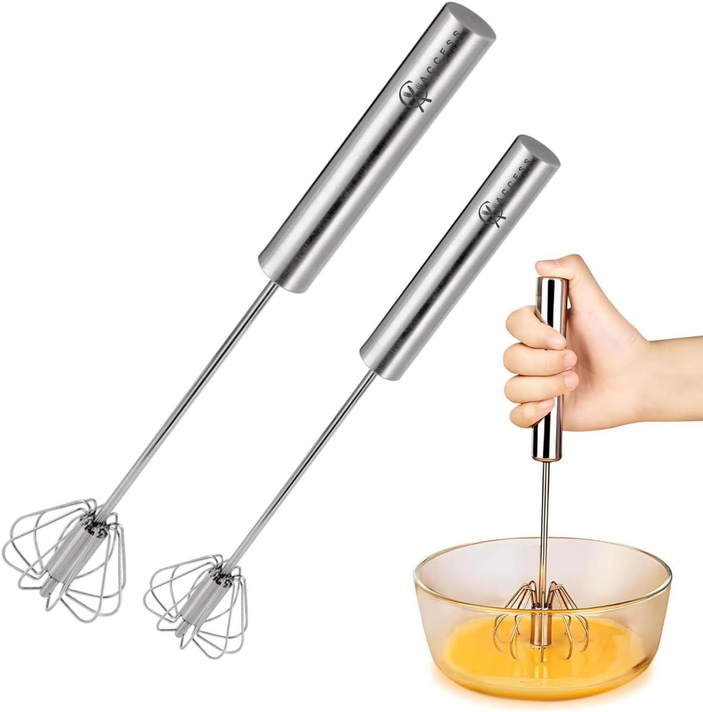 Semi - Automatic Egg Whisk - Musttbuy
