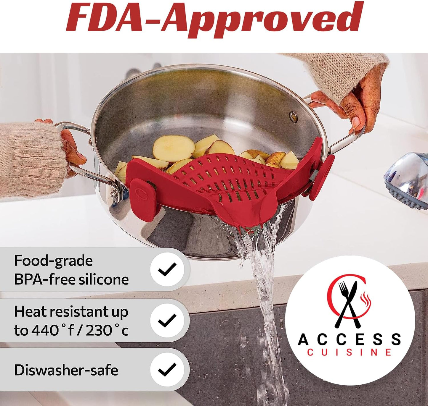 Silicone Pot Strainer - Musttbuy