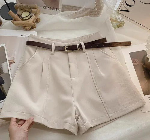 Simple High Waist A - Line Wide Leg Pants - Musttbuy