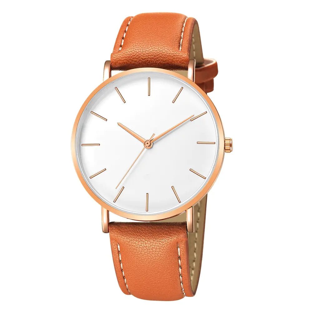 Simple Leather Men's Luxury Watches - Musttbuy