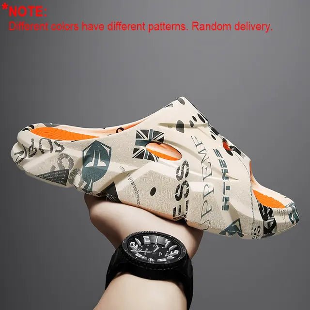 Slip - on Beach Slippers Men - Musttbuy