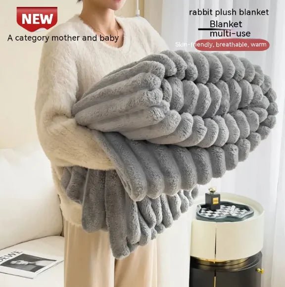 Soft Wind Bubble Velvet Blanket - Musttbuy