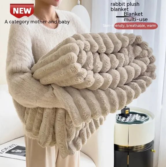 Soft Wind Bubble Velvet Blanket - Musttbuy