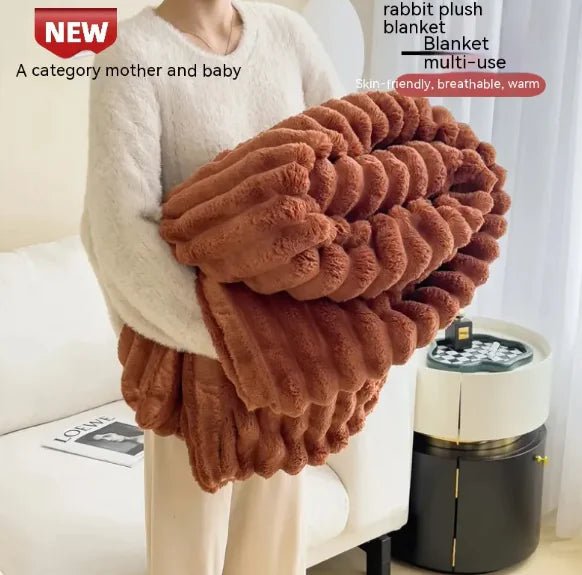 Soft Wind Bubble Velvet Blanket - Musttbuy