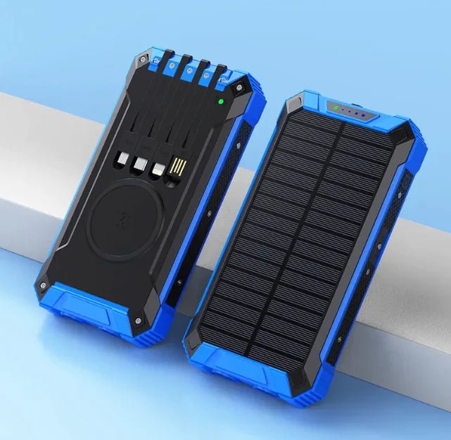 Solar Charge Wireless Power Bank - Musttbuy