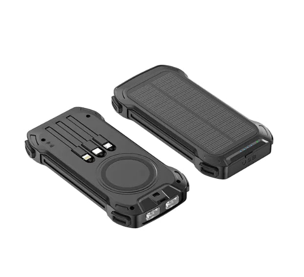 Solar Charge Wireless Power Bank - Musttbuy