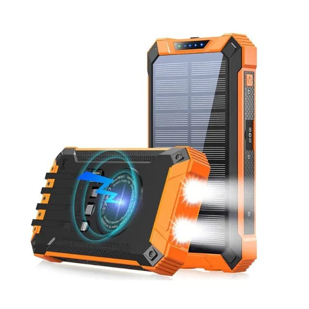 Solar Charge Wireless Power Bank - Musttbuy