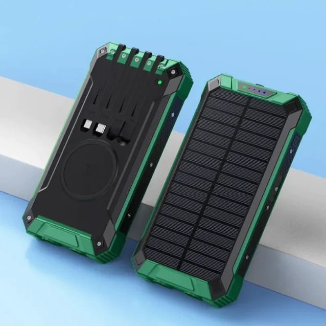 Solar Charge Wireless Power Bank - Musttbuy