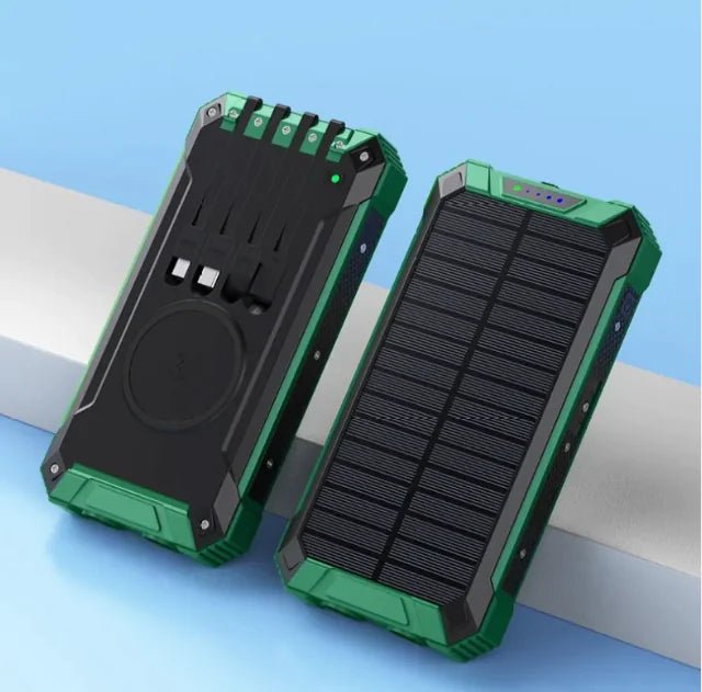 Solar Charge Wireless Power Bank - Musttbuy