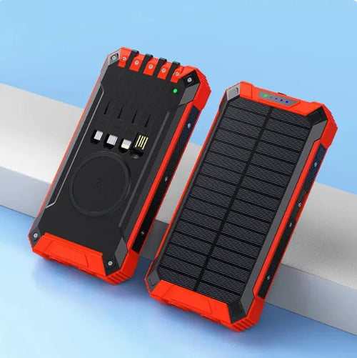 Solar Charge Wireless Power Bank - Musttbuy