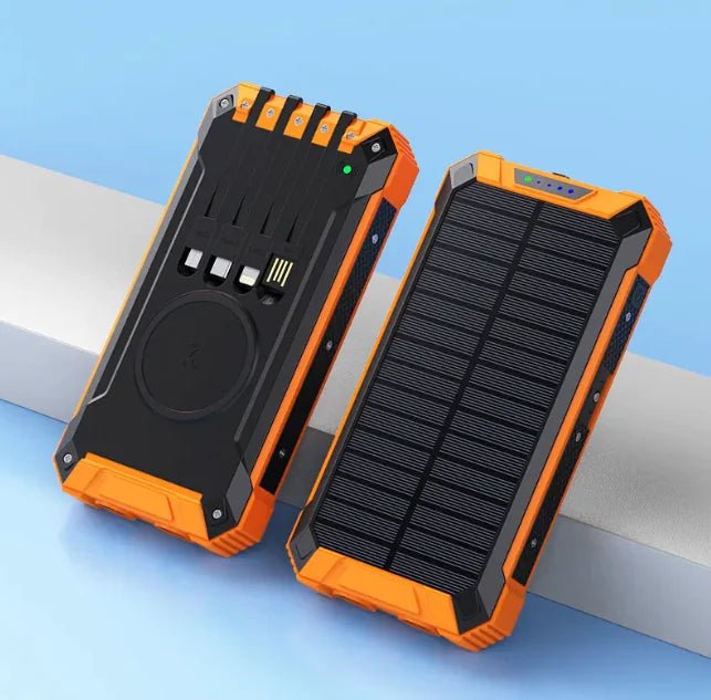 Solar Charge Wireless Power Bank - Musttbuy