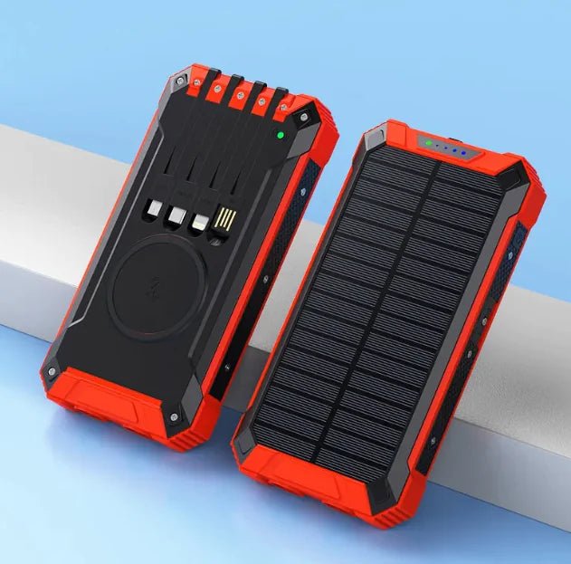 Solar Charge Wireless Power Bank - Musttbuy