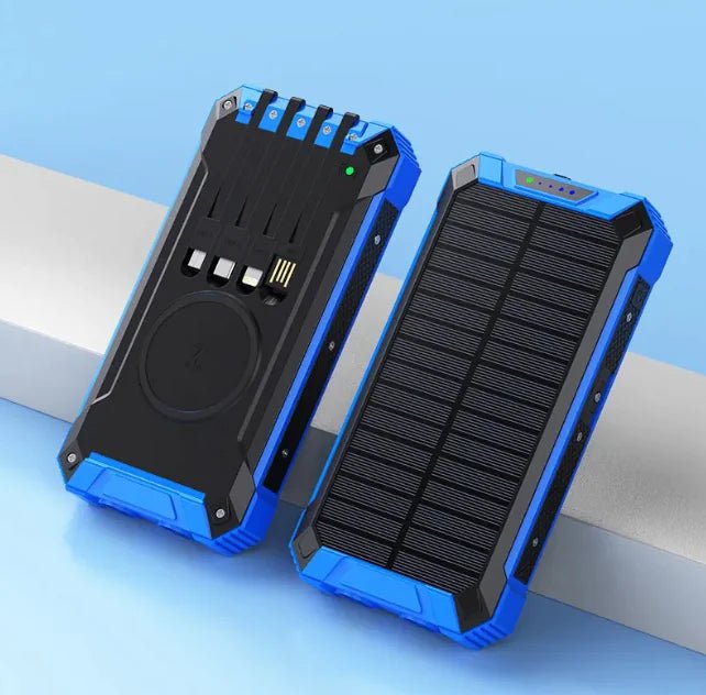 Solar Charge Wireless Power Bank - Musttbuy