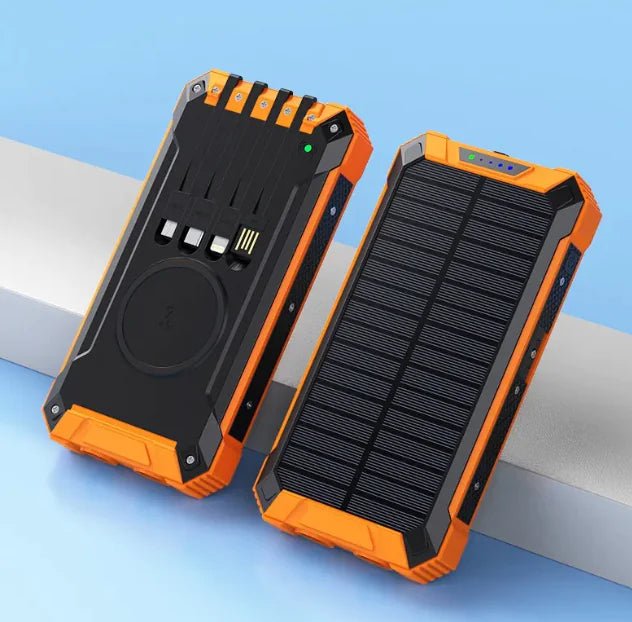 Solar Charge Wireless Power Bank - Musttbuy