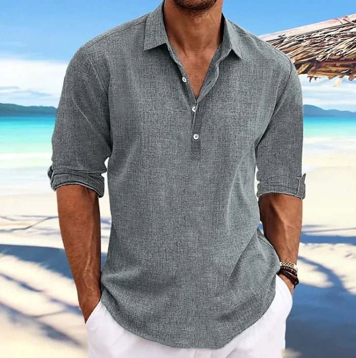 Solaro Linen Shirt - Musttbuy