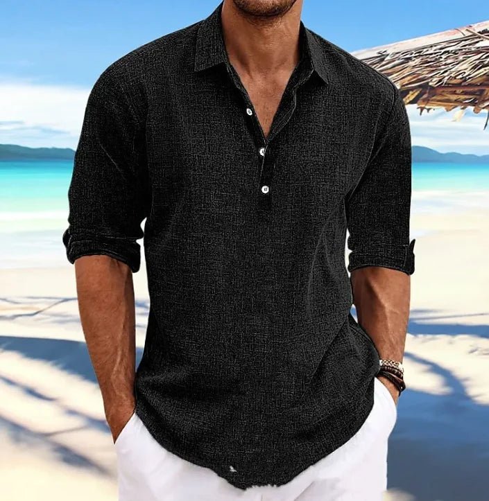 Solaro Linen Shirt - Musttbuy