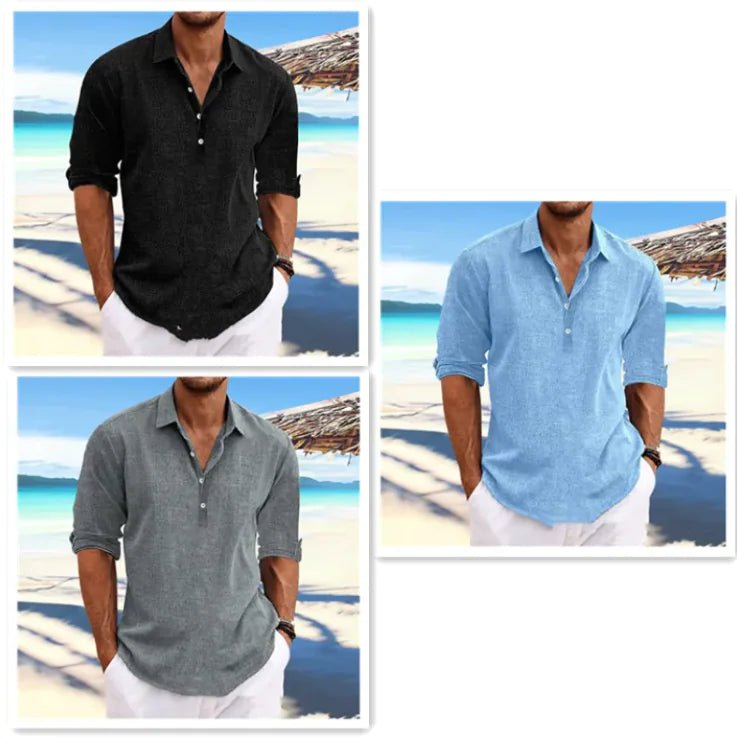 Solaro Linen Shirt - Musttbuy