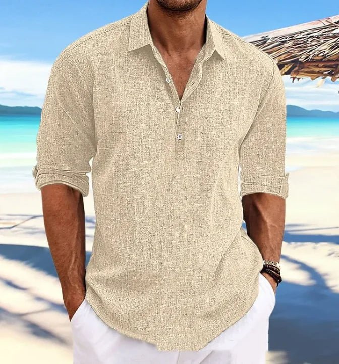 Solaro Linen Shirt - Musttbuy