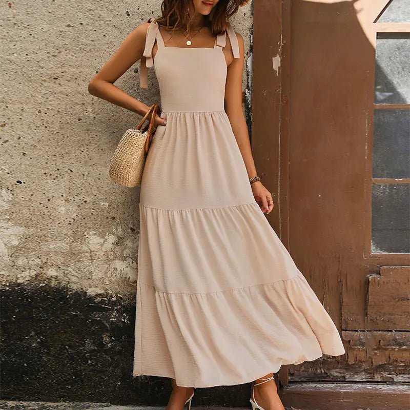 Solea Ribbon Maxi Dress - Musttbuy