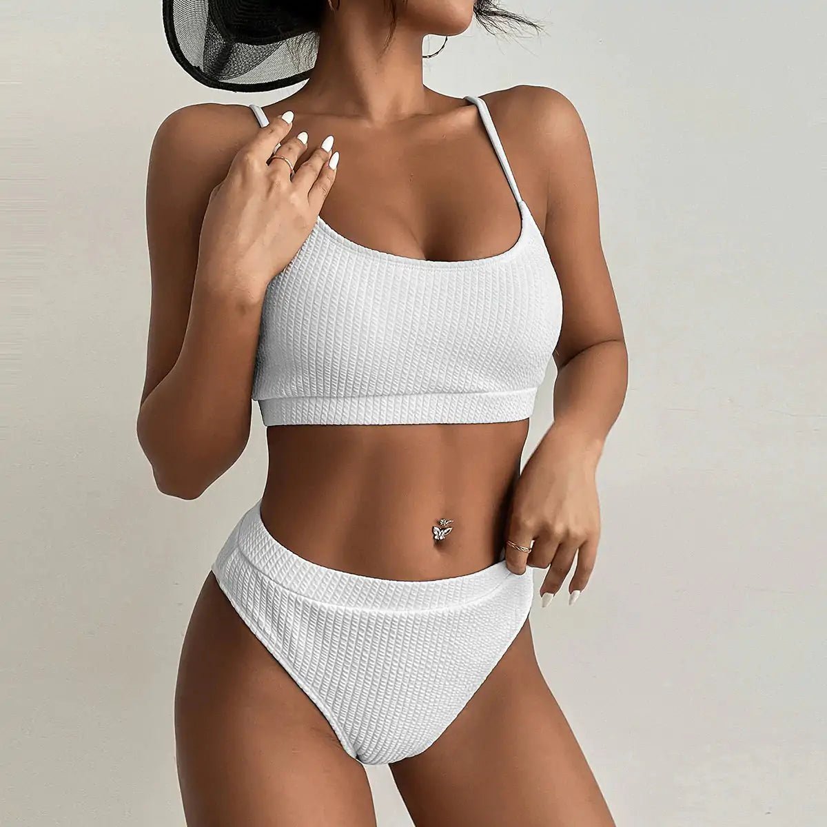 Solid Color Bikini Swimwear - Musttbuy