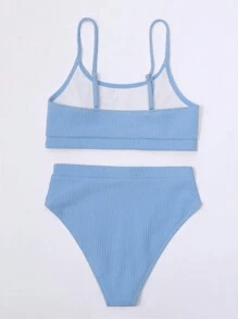 Solid Color Bikini Swimwear - Musttbuy