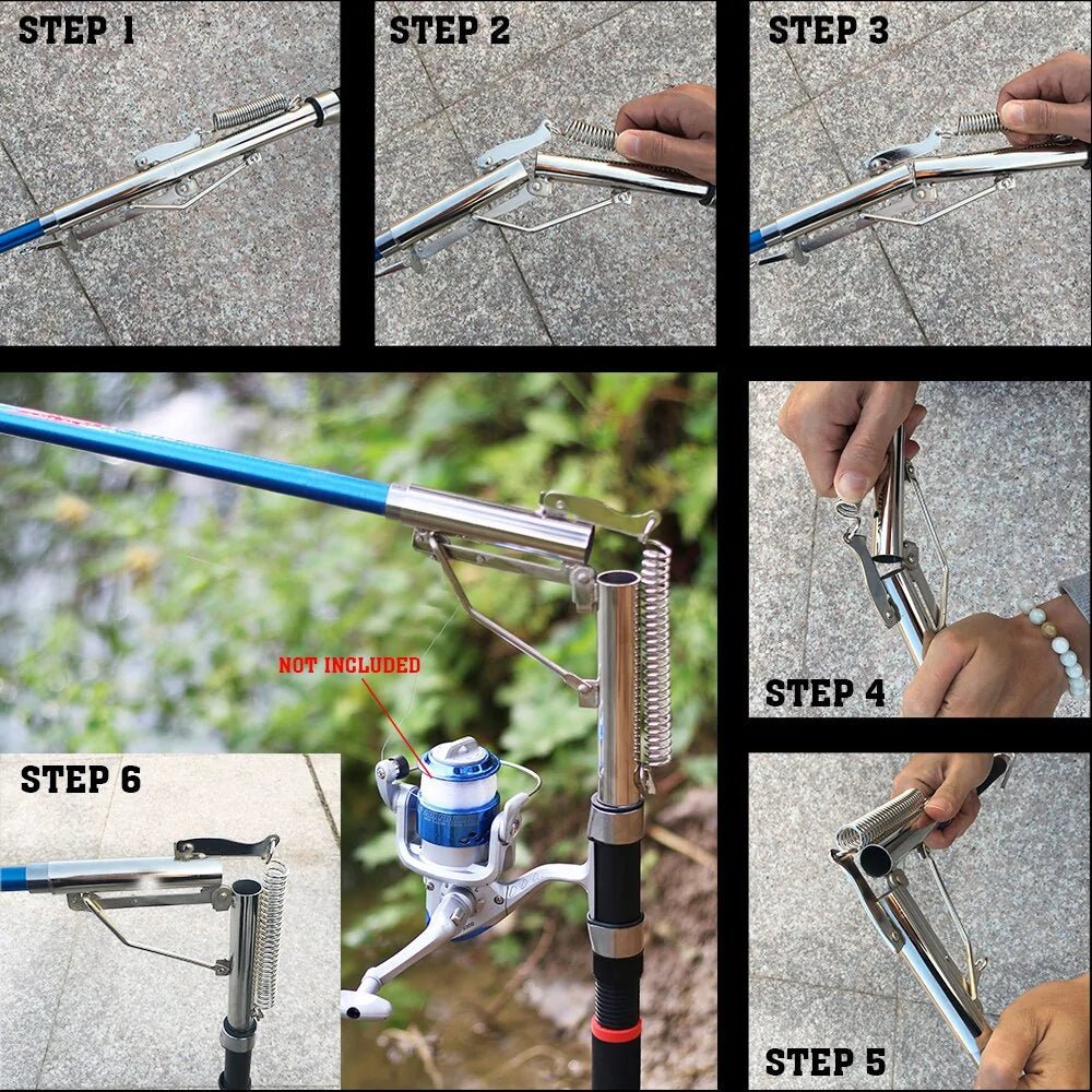 Stainless Steel Automatic Fishing Rod - Musttbuy