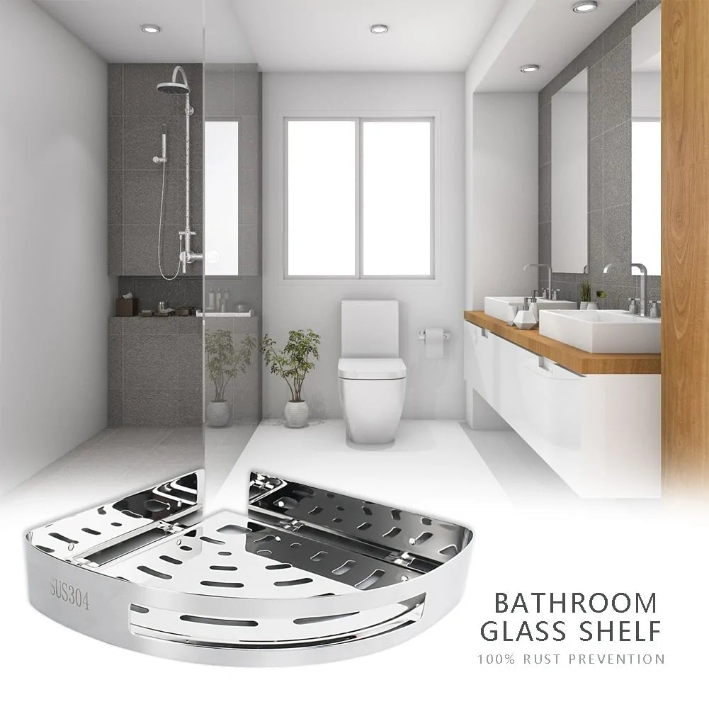 Stainless Steel Punch - Free Bathroom Shelf - Musttbuy
