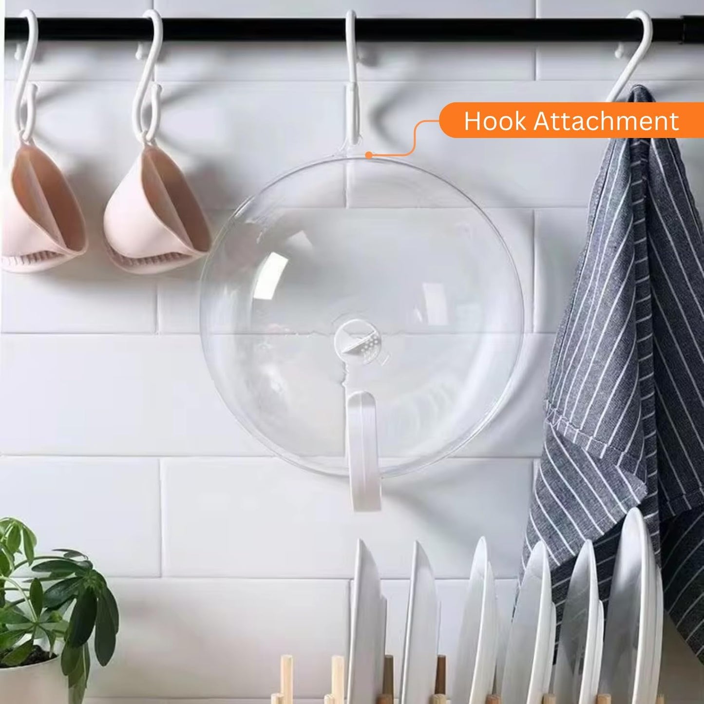 Steam Microwave Cover With Handle - Musttbuy