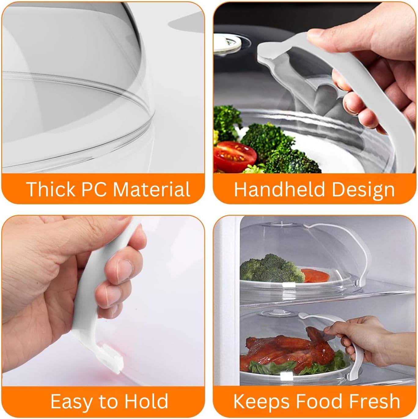 Steam Microwave Cover With Handle - Musttbuy
